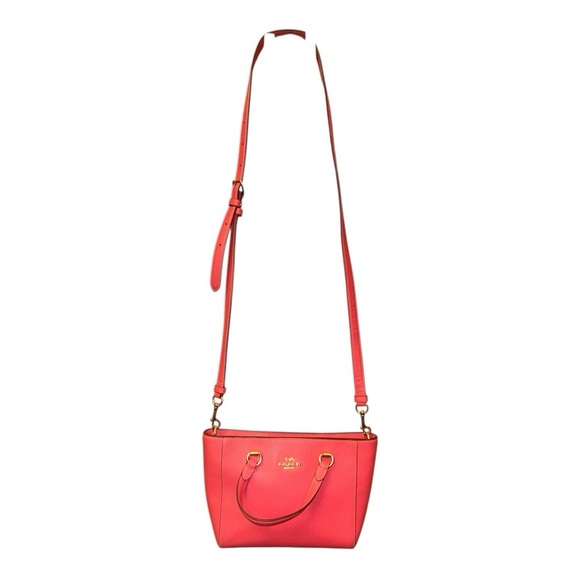 Coach Alice Satchel Bag in Watermelon (Style CA224) Like New authentic - Picture 4 of 17